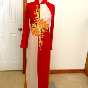 Ao dai Asian dress size XS